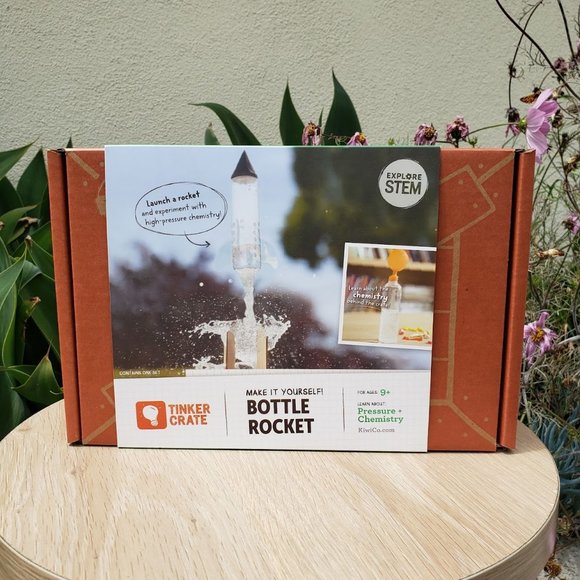 Kiwi Toys Kiwico Kiwi Crate Science Kit Bottle Rocket Diy Chemistry